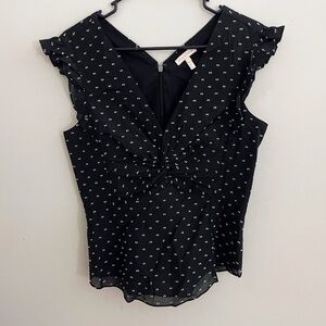 Rebecca Taylor V-neck top chic coquette girly spring feminine classic office